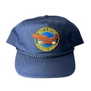 Vintage Pratt & Whitney Dependable Engines Adjustable Hat Cap Snap Back
